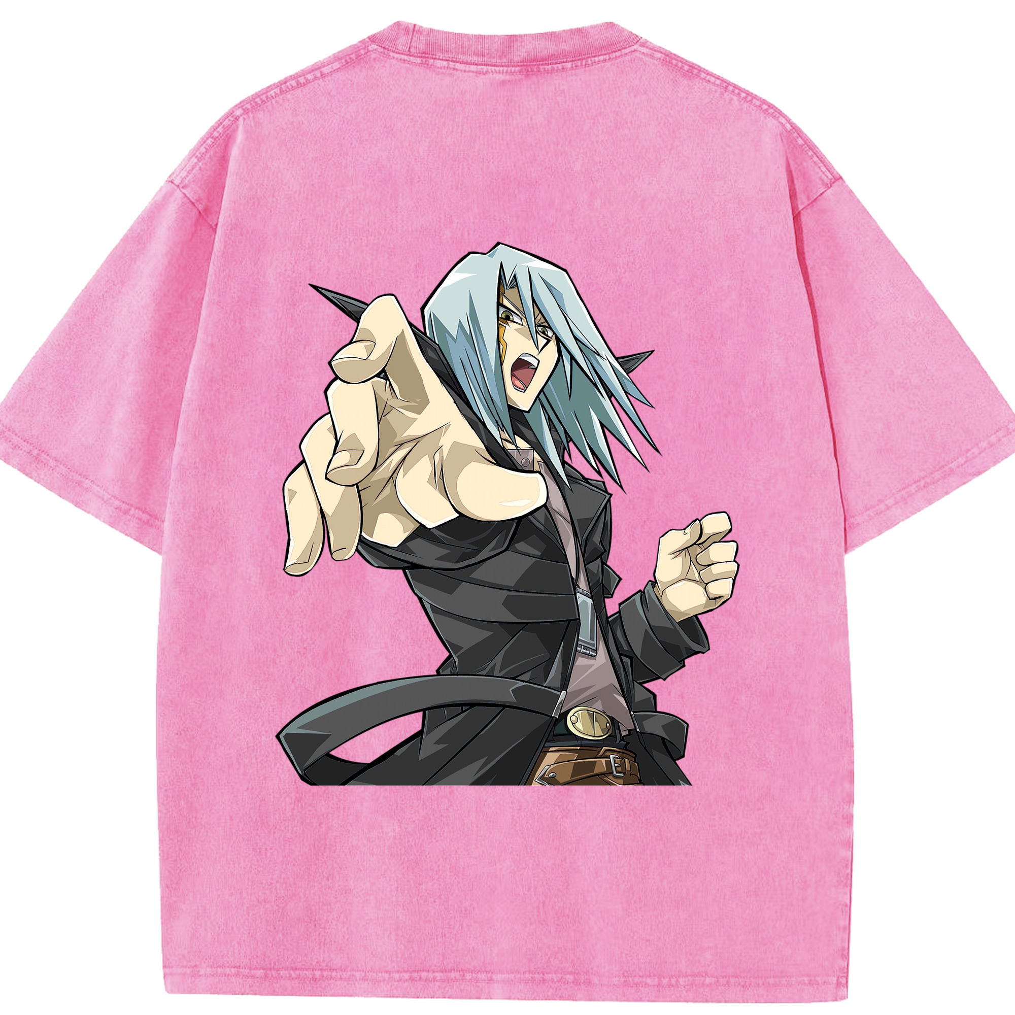 （画像用） 遊☆戯☆王 Yu-Gi-Oh! 綿100% ヴィンテージ風 半袖Tシャツ（背面プリント）